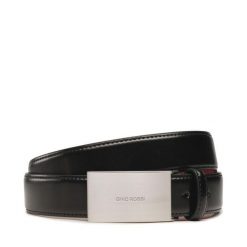 Pasek Męski GINO ROSSI. Czarne paski męskie Gino Rossi, bez wzorów. Za 149.99 zł.
