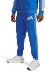 Under Armour Spodnie dresowe "Rival" w kolorze niebieskim rozmiar: L. Niebieskie spodnie dresowe męskie Under Armour, bez wzorów, z dresówki. Za 165.71 zł.