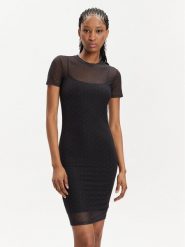 Hugo Sukienka codzienna Nasaja_B 50514940 Czarny Slim Fit. Czarne sukienki damskie Hugo, na co dzień, xs, bez wzorów, z syntetyku, bez kołnierzyka, bez ramiączek, proste. Za 339.99 zł.
