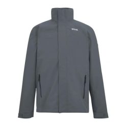 Kurtka wodoodporna Regatta Matt II. Szare kurtki męskie Regatta, m, bez wzorów, z bawełny, sportowe, bez kaptura. Za 265.00 zł.