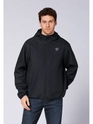 Chiemsee Kurtka przeciwdeszczowa w kolorze czarnym rozmiar: L. Czarne kurtki outdoor męskie Chiemsee, l, bez wzorów, bez kaptura. Za 190.18 zł.