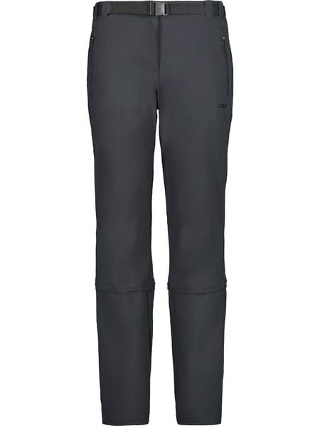 CMP Spodnie funkcyjne Zipp-Off w kolorze czarnym rozmiar: 46. Czarne spodnie dresowe damskie CMP, bez wzorów, z materiału. Za 139.87 zł.