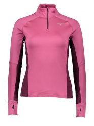 Mizuno Koszulka funkcyjna "Warmalite" w kolorze różowym rozmiar: XL. Różowe bluzki sportowe damskie Mizuno, xl, bez wzorów, z materiału, bez ramiączek. Za 136.45 zł.