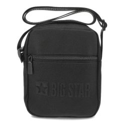 Uniwersalna Czarna Torebka Na Ramię Big Star. Czarne torebki klasyczne damskie Big Star, bez wzorów, z materiału, bez dodatków. Za 99.99 zł.