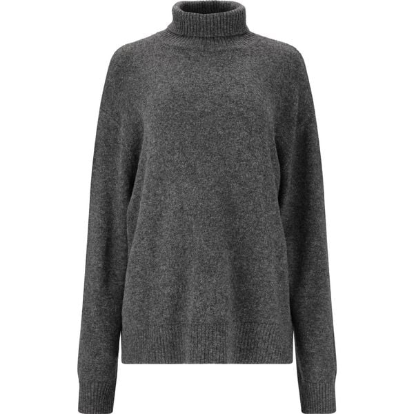 Damski sweter z golfem Athlecia Daviana. Fioletowe golfy damskie Athlecia, bez wzorów, bez ramiączek. Za 192.00 zł.