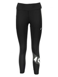 Asics Legginsy sportowe w kolorze biało-czarnym rozmiar: M. Czarne legginsy damskie Asics, m, bez wzorów, z materiału. Za 147.91 zł.