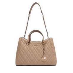 Torebka Guess. Brązowe torebki klasyczne damskie Guess, z aplikacjami, bez dodatków. Za 679.99 zł.