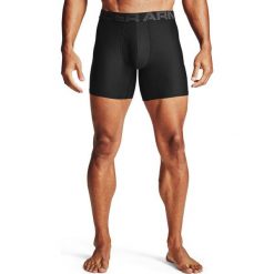 Men's UA Tech™ 6" Boxerjock® – 2-Pack Czarny S. Czarne bokserki męskie Under Armour, bez wzorów. Za 89.99 zł.