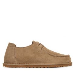 Półbuty Birkenstock. Brązowe półbuty męskie Birkenstock, bez zapięcia. Za 719.99 zł.