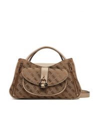 Guess Torebka Jessa HWJG83 62060 Beżowy. Brązowe torebki klasyczne damskie Guess, z aplikacjami, z materiału, bez dodatków. Za 749.99 zł.