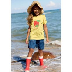 Koszulka Dziewczęca LEGO Tuna204 Jasnożółta. Czarne koszulki dziewczęce LEGO, bez wzorów, bez ramiączek. Za 89.99 zł.