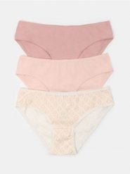 Majtki figi 3 pack - wielobarwny. Figi damskie Sinsay, l, bez wzorów. Za 11.99 zł.