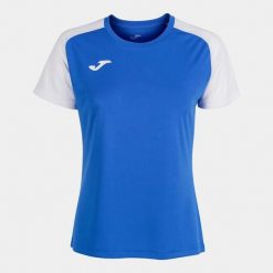 Koszulka do piłki nożnej damska Joma Academy IV. Białe t-shirty damskie Joma, xs, z aplikacjami, z poliesteru, bez kołnierzyka. Za 139.50 zł.