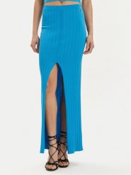 Patrizia Pepe Spódnica maxi 2G0969/K182-CA04 Niebieski Slim Fit. Niebieskie spódniczki damskie Patrizia Pepe, bez wzorów, z wiskozy, maxi. Za 589.99 zł.