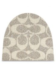 Coach Czapka CCT78 Beżowy. Brązowe czapki zimowe damskie Coach, z poliesteru. Za 319.99 zł.