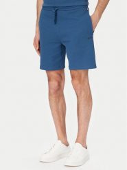 BOSS Szorty sportowe Waffle 50535884 Niebieski Regular Fit. Niebieskie szorty męskie Boss, m, z bawełny. Za 229.99 zł.