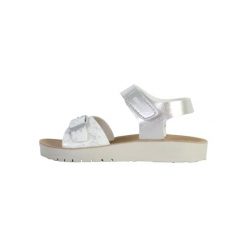 Sandały GEOX J SANDAL COSTAREI GI Srebrny. Szare sandały damskie Geox, bez wzorów, z syntetyku, bez obcasa. Za 171.99 zł.