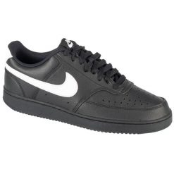 Buty sportowe Sneakersy męskie, Court Vision Low. Czarne buty sportowe na co dzień męskie Nike, z gumy, bez zapięcia, trekkingowe, nike court. Za 561.00 zł.