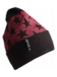 Zimtstern Czapka "Starz" w kolorze czarno-bordowym rozmiar: onesize. Czarne czapki zimowe damskie Zimtstern, z materiału. Za 131.74 zł.