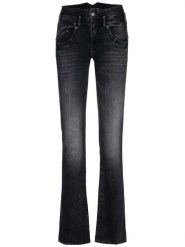 Herrlicher Dżinsy "Pearl" - Bootcut fit - w kolorze czarnym rozmiar: W29/L32. Czarne jeansy damskie Herrlicher. Za 363.71 zł.