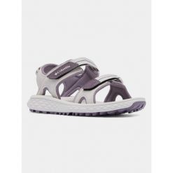 Sandały damskie Columbia KONOS HIKER 2-STRAP. Fioletowe obuwie trekkingowe damskie Columbia, bez wzorów, bez obcasa. Za 299.00 zł.