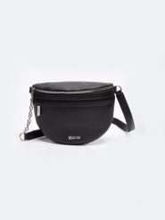 Torebka damska nerka czarna Lottis 906. Czarne torebki klasyczne damskie Big Star, bez wzorów, z materiału, bez dodatków. W wyprzedaży za 99.99 zł.