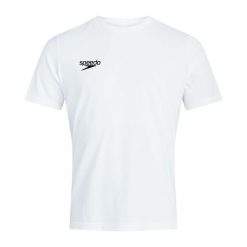 Koszulka T-Shirt damski Speedo Club Plain Tee. Czerwone bluzki sportowe damskie Speedo, s, bez wzorów, bez ramiączek. Za 73.79 zł.