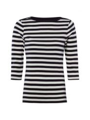 Brookshire Koszulka Kobiety Bawełna (100%) niebieski|biały, S. Białe t-shirty damskie brookshire, s, bez wzorów, z bawełny, bez kołnierzyka. Za 99.95 zł.