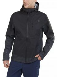 Męska kurtka turystyczna Fundango Piorini Waterproof. Czarne kurtki męskie Fundango, m, bez wzorów, z materiału, bez kaptura, narciarskie. Za 599.00 zł.