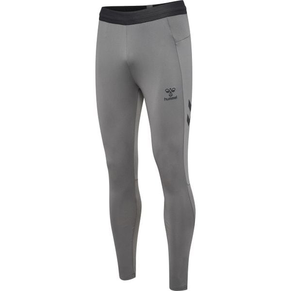 Legginsy Hummel Pro. Szare legginsy damskie HUMMEL, bez wzorów, na fitness i siłownię. Za 299.50 zł.