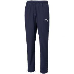 Męskie Spodnie Do Biegania TeamRISE Sideline. Niebieskie spodnie sportowe męskie Puma. Za 180.99 zł.