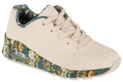 Buty sportowe Sneakersy damskie, Uno - Majestic Garden. Brązowe buty sportowe na co dzień damskie Skechers, bez wzorów, z materiału, trekkingowe. Za 429.99 zł.