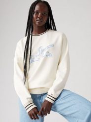 Levi´s Bluza w kolorze kremowym rozmiar: M. Brązowe bluzy bez kaptura damskie m, z bawełny. Za 131.74 zł.