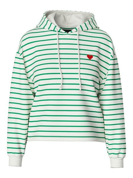 Pieces Bluza "Chilli" w kolorze kremowo-zielonym rozmiar: S. Brązowe bluzy z kapturem damskie Pieces, s. Za 83.62 zł.