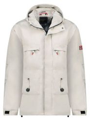 Geographical Norway Kurtka przejściowa "Barimo" w kolorze kremowym rozmiar: L. Brązowe kurtki męskie Geographical Norway, l, bez wzorów, bez kaptura. Za 255.34 zł.
