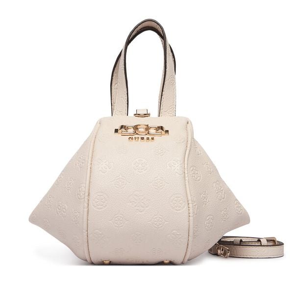 Torebka Guess. Białe torebki klasyczne damskie Guess, z aplikacjami, bez dodatków. Za 503.99 zł.