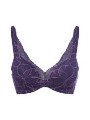 Triumph Biustonosz na fiszbinach - Body Make-Up Illusion Lace Kobiety lila, 75D. Biustonosze Triumph, bez wzorów, z koronki. Za 179.95 zł.