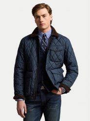 Polo Ralph Lauren Kurtka przejściowa 710847071006 Granatowy Regular Fit. Niebieskie kurtki męskie Polo Ralph Lauren, m, bez wzorów, z syntetyku, bez kaptura. Za 1,489.00 zł.
