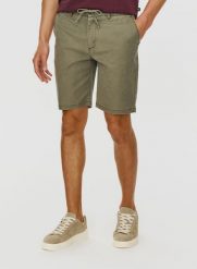 PAKO LORENTE – Zielone gładkie szorty męskie. Zielone szorty męskie Pako Lorente, na lato, bez wzorów. Za 89.99 zł.