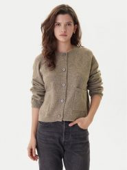 ONLY Kardigan Piemonte 15344118 Beżowy Regular Fit. Brązowe kardigany damskie Only, l, bez wzorów, z syntetyku. Za 139.99 zł.