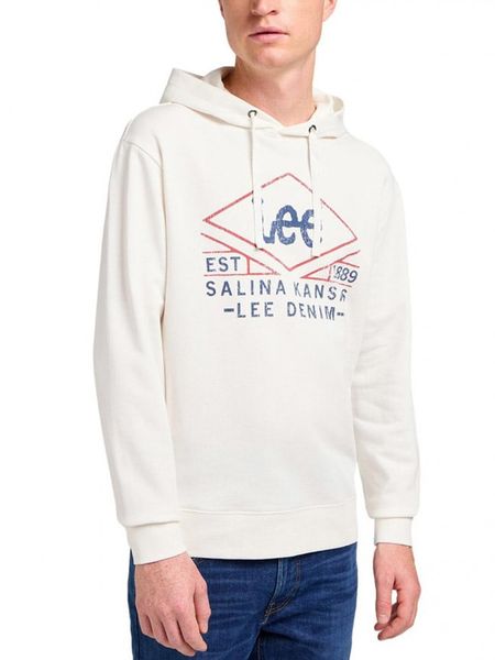 Lee Bluza w kolorze kremowym rozmiar: M. Brązowe bluzy z kapturem męskie Lee, m, z bawełny. Za 121.99 zł.