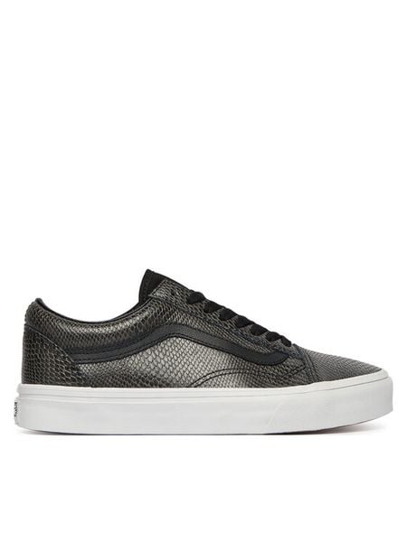 Vans Tenisówki Old Skool VN000EDYBM81 Czarny. Czarne trampki i tenisówki damskie Vans, bez wzorów, ze skóry. Za 429.99 zł.