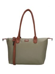 Charm Torebka w kolorze oliwkowym - 42 x 25 x 15 cm rozmiar: onesize. Zielone torby na laptopa damskie Charm, bez wzorów, z materiału. Za 117.99 zł.