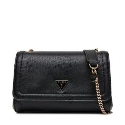 Torebka Guess. Czarne torebki klasyczne damskie Guess, z aplikacjami, bez dodatków. Za 439.99 zł.