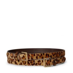 Pasek LAUREN RALPH LAUREN. Brązowe paski damskie Lauren Ralph Lauren, bez wzorów. Za 639.99 zł.