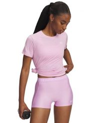 Under Armour Koszulka sportowa "Twist" w kolorze fioletowym rozmiar: S. Różowe bluzki sportowe damskie Under Armour, s, z materiału, bez kołnierzyka, bez ramiączek. Za 69.95 zł.