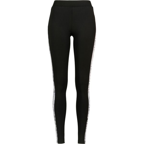 Damskie legginsy Urban Classic Striped. Czarne legginsy damskie Urban Classics, bez wzorów. Za 149.50 zł.