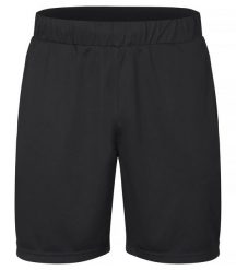 Clique Basic Active Shorts Junior 100% poliester czarne – Black. Czarne szorty sportowe męskie CLIQUE, z dzianiny. Za 96.24 zł.