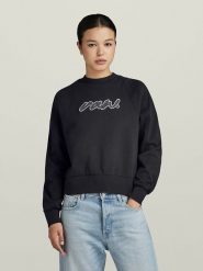 G-Star Bluza w kolorze czarnym rozmiar: S. Czarne bluzy bez kaptura damskie G-Star, s, z bawełny. Za 140.20 zł.