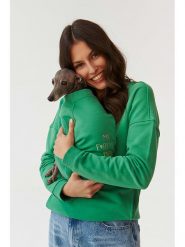 TATUUM Sweter w kolorze zielonym dla psa rozmiar: S. Zielone swetry klasyczne damskie Tatuum, s, bez wzorów, z bawełny, bez kołnierzyka. Za 100.99 zł.